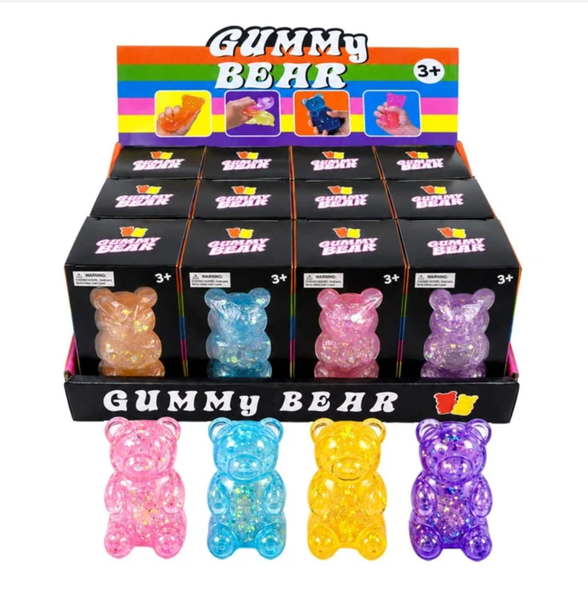 Glitter gummy bears
